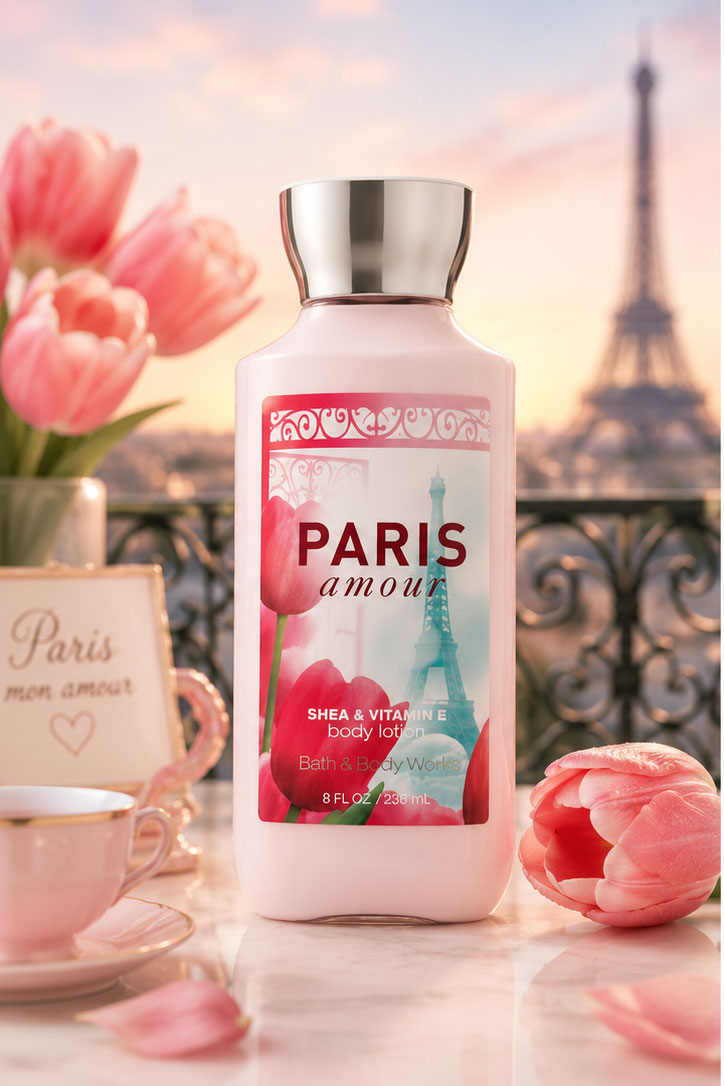 لوسیون بدن بس اند بادی ورکز Paris Amour